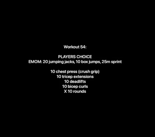 Workout 54
