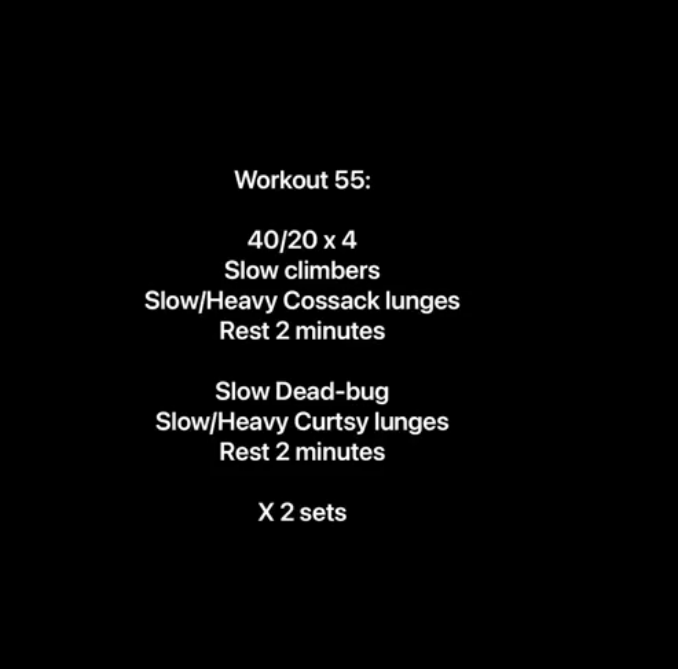 Workout 55