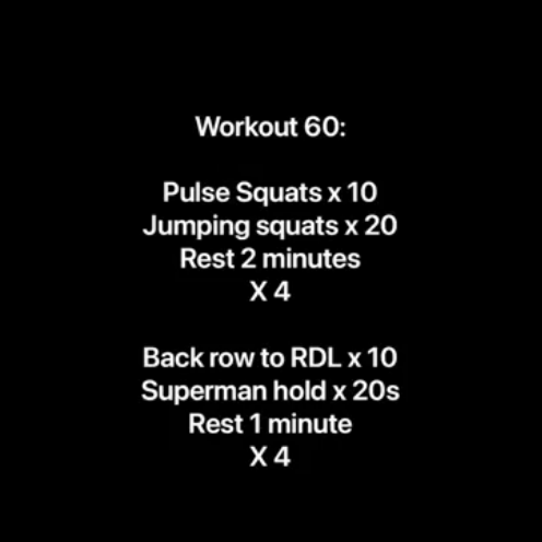 Workout 60