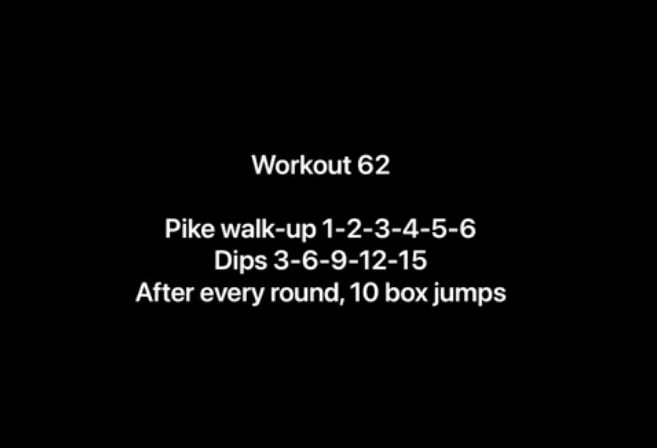 Workout 62