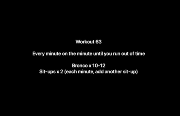 Workout 63