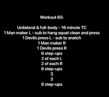 Workout 65