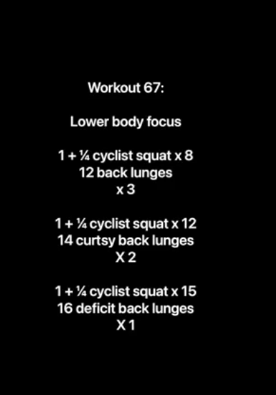 Workout 67