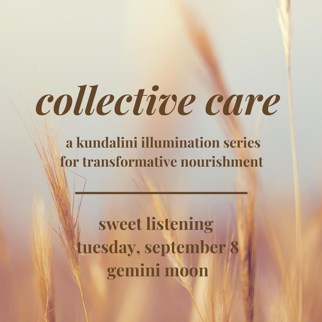 Collective Care | Sweet Listening