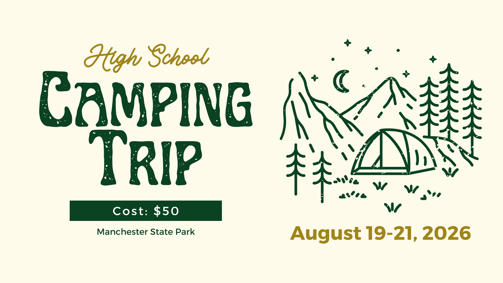 HS Camping Trip