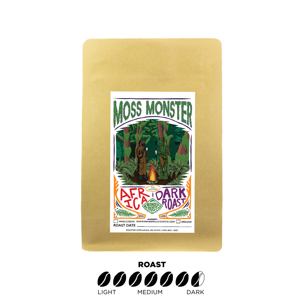 Moss Monster Dark Roast — Wanderdust Coffee
