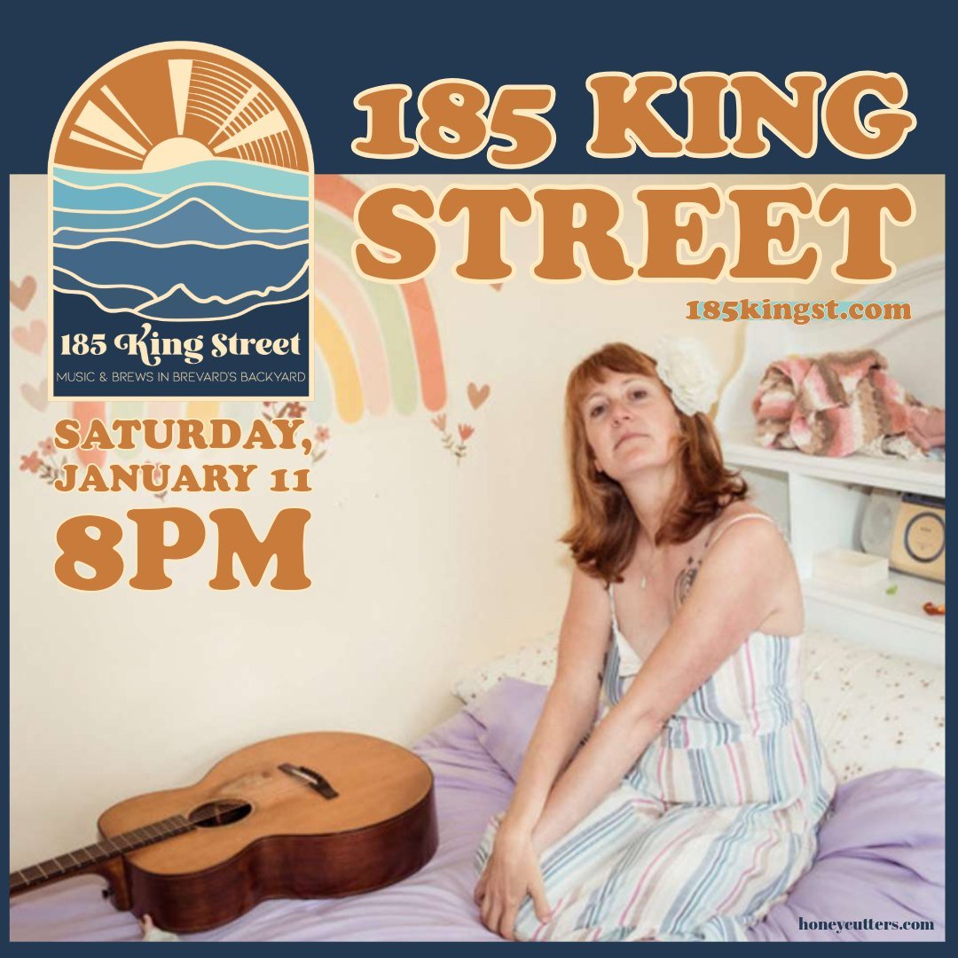 Mark your calendars Brevard, NC. ✔️Amanda and the band are appearing at @185kingstreet, home of &quot;Food and Brews in Brevard's Backyard&quot; on Saturday, January 11th:
https://185kingst.com/event/amanda-anne-platt-the-honeycutters/185-king-street