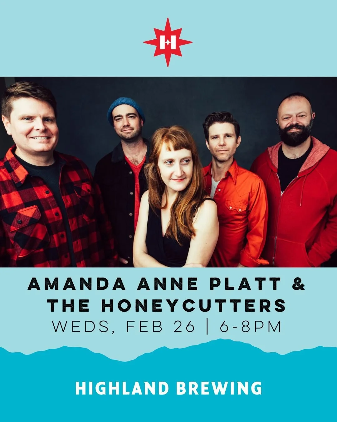 Asheville friends, please make plans to join us this coming Wednesday 2/26 at @highlandbrewing!  We'll be there as part of Matt Smith's weekly music series, Hear Here. 🍻
.
#avl #asheville #ashevillenc #avltoday #avlmusic