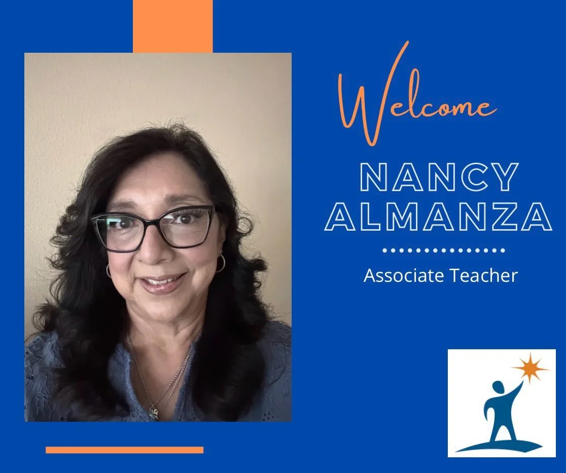 Help us give a warm welcome to our new Associate Teacher &mdash; Nancy Almanza! 💙🧡

We&rsquo;re so excited to have her heart, joy, and energy join our incredible team. 🌟 

#doinglifetogether #salifeacademy #newstaff