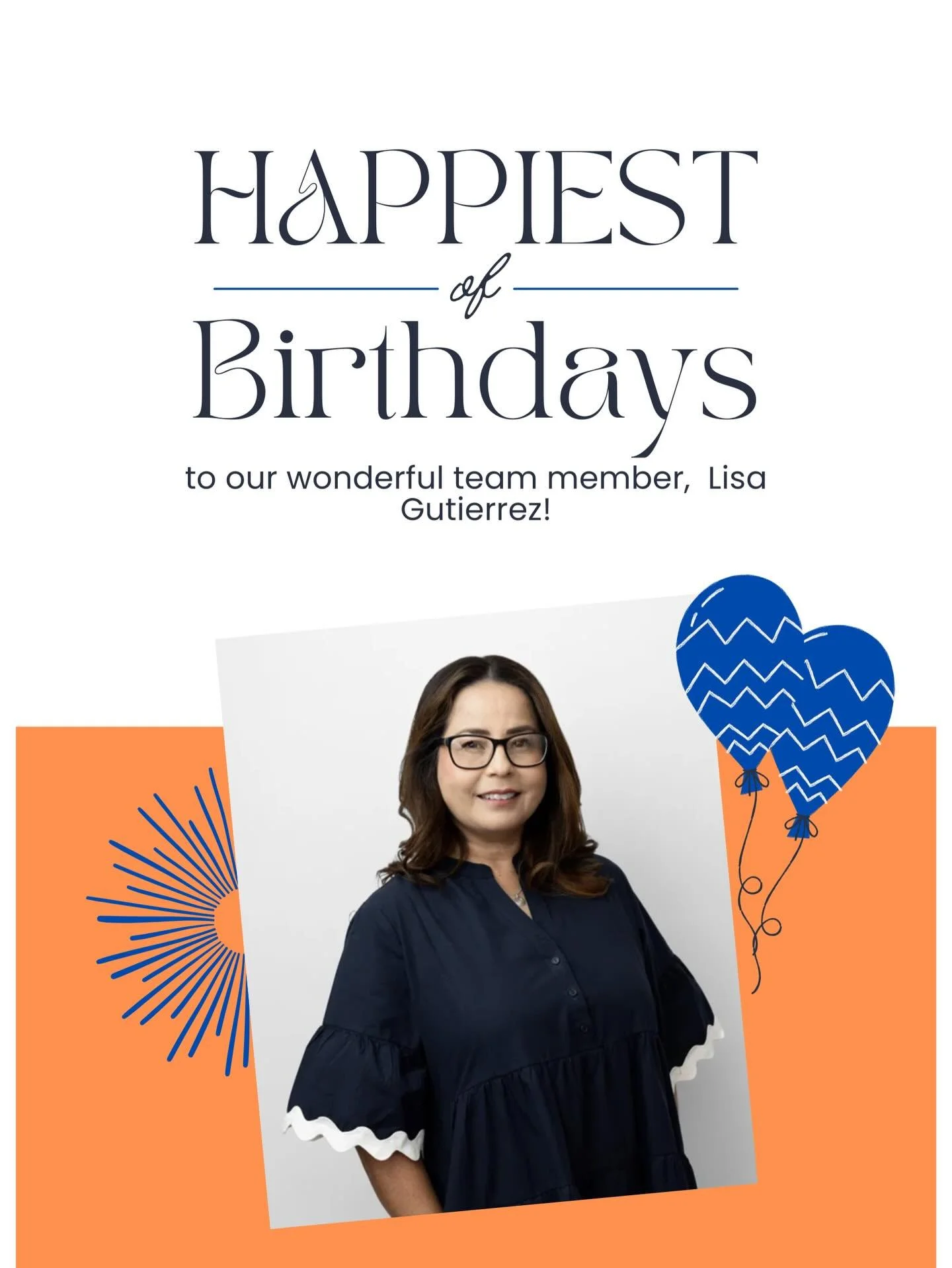 Happy Birthday, Lisa! 🎉 Thank you for being such a valued part of our team. We appreciate all you do and hope your day is filled with celebration and smiles! 💙🧡

#birthdaywishes #salifeacademy #doinglifetogether