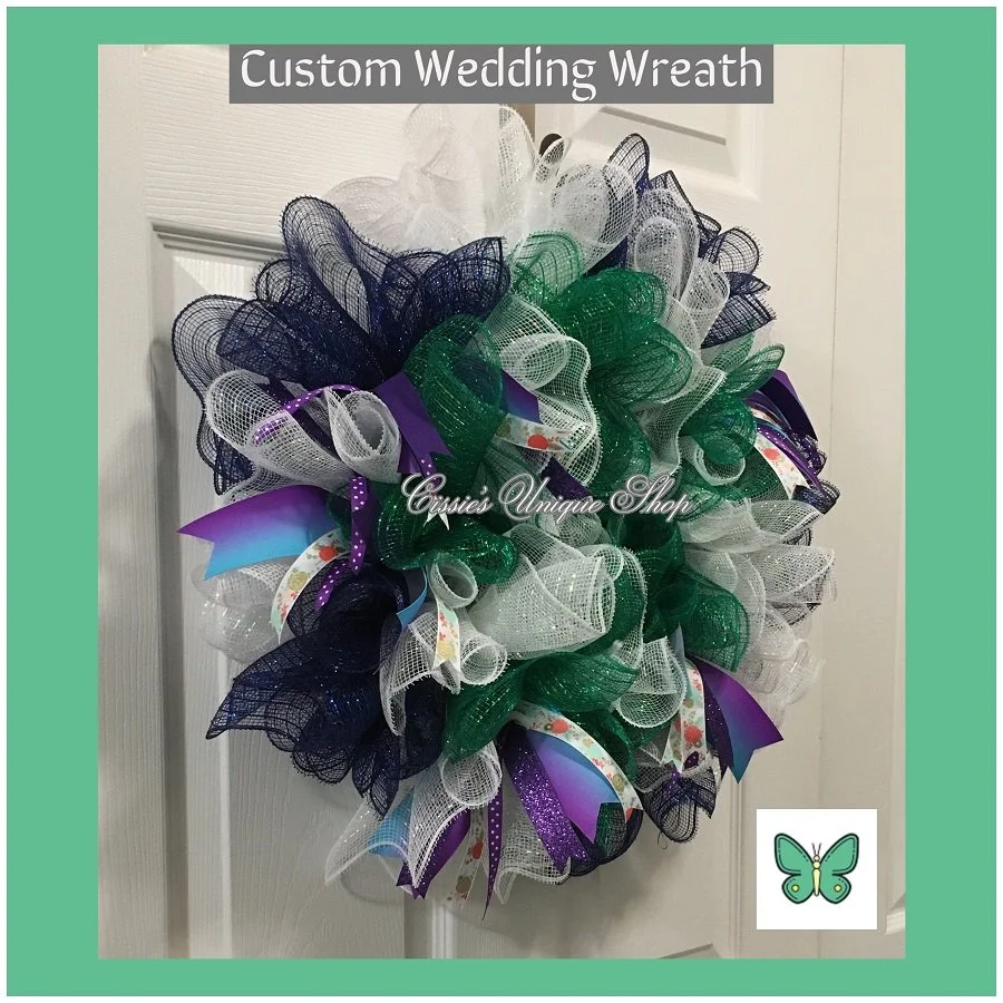 Metallic Deco Mesh-White w/Laser Silver Foil