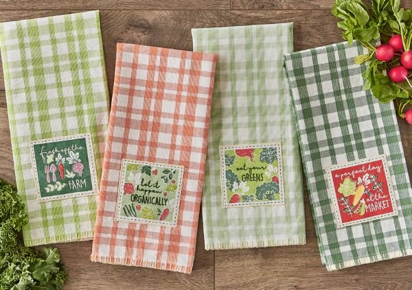 EAT YOUR GREENS DISHTOWEL
