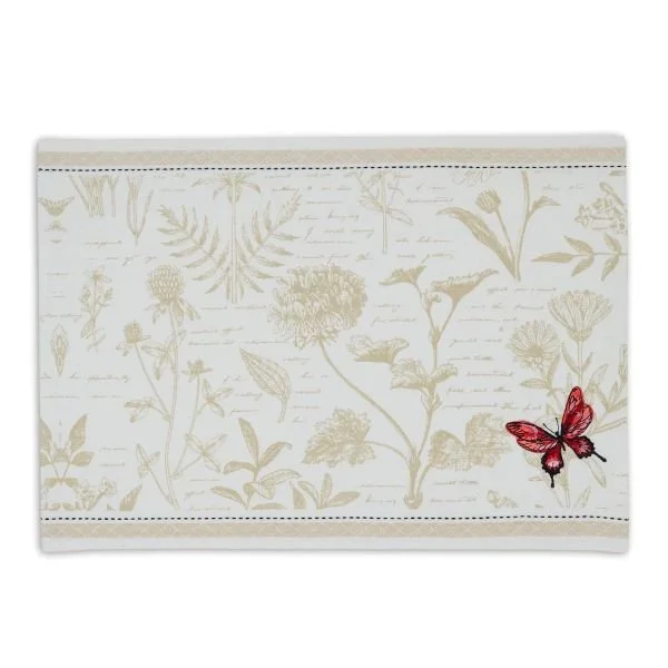 BOTANICAL BUTTERFLY PLACEMAT