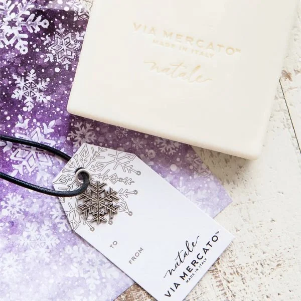 Falling Snow Ornament