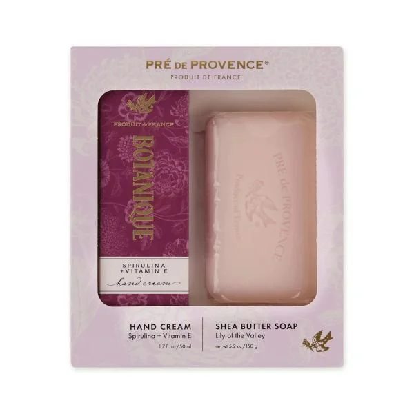 Hand Cream and Shea Butter Bar Soap Set