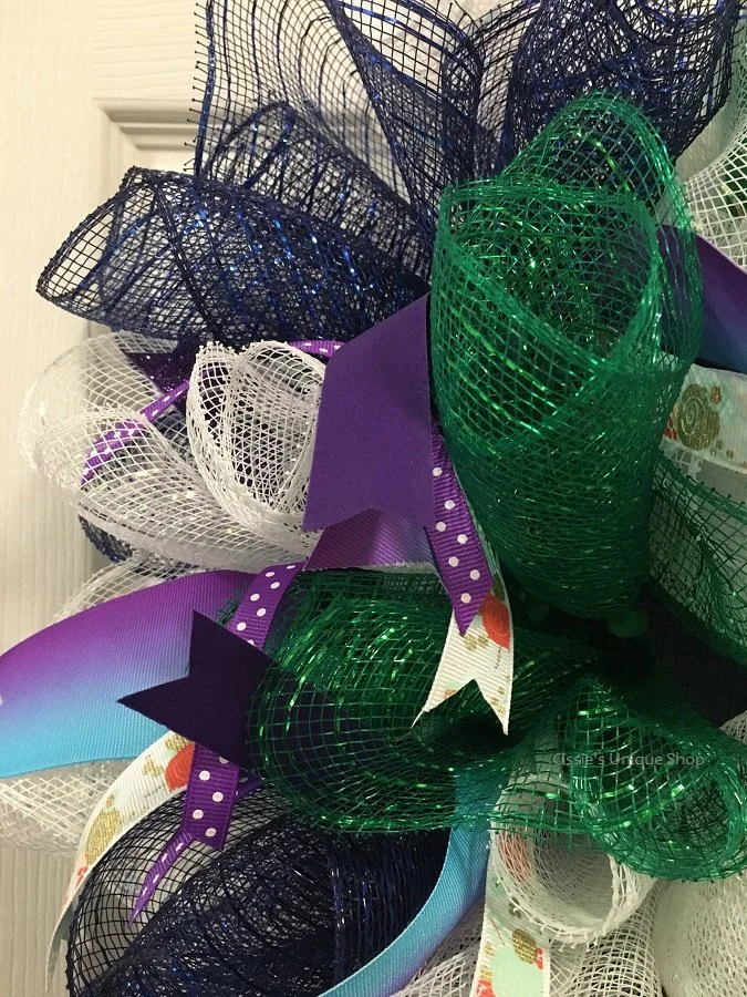 DECO MESH-EMERALD GREEN