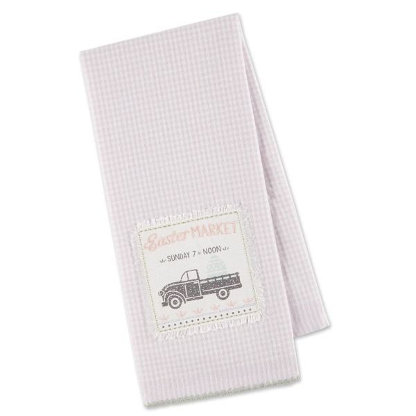 EASTER TRUCK DISHTOWEL