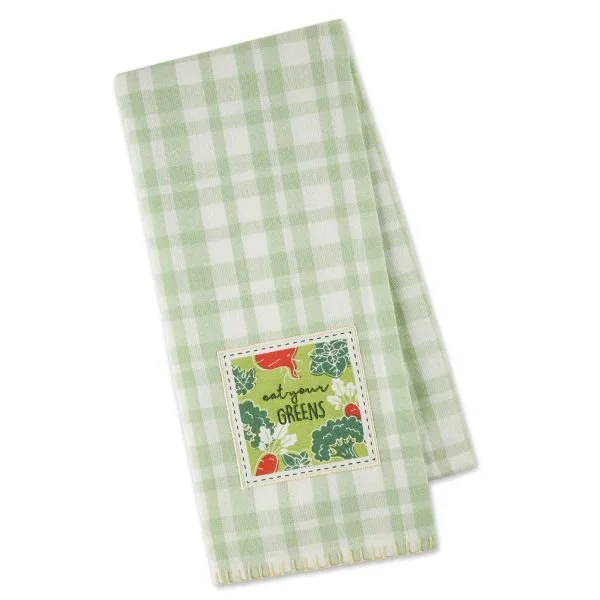 EAT YOUR GREENS DISHTOWEL