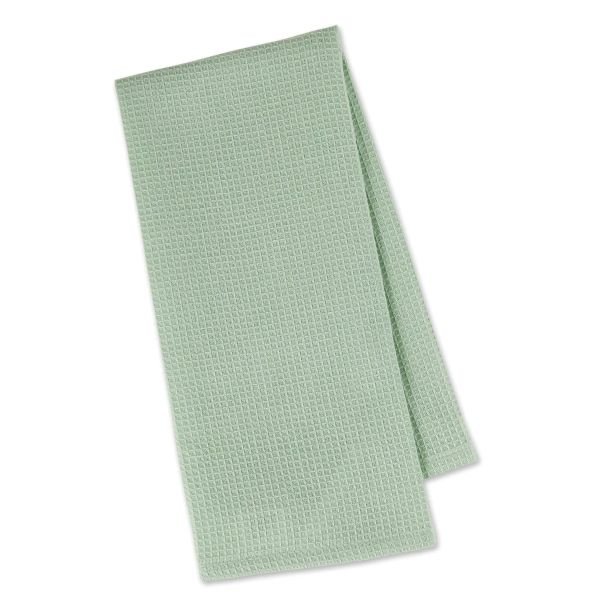 DESIGN IMPORTS Cool Mint Waffle Dishtowel