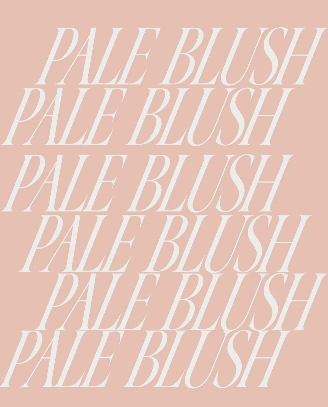 July Color of the Month: Pale Blush ✨
Color isn&rsquo;t decoration&mdash;it&rsquo;s one of the first things people feel about a brand.

This month we&rsquo;re highlighting Pale Blush: a hue that communicates warmth, compassion, softness, and modern l