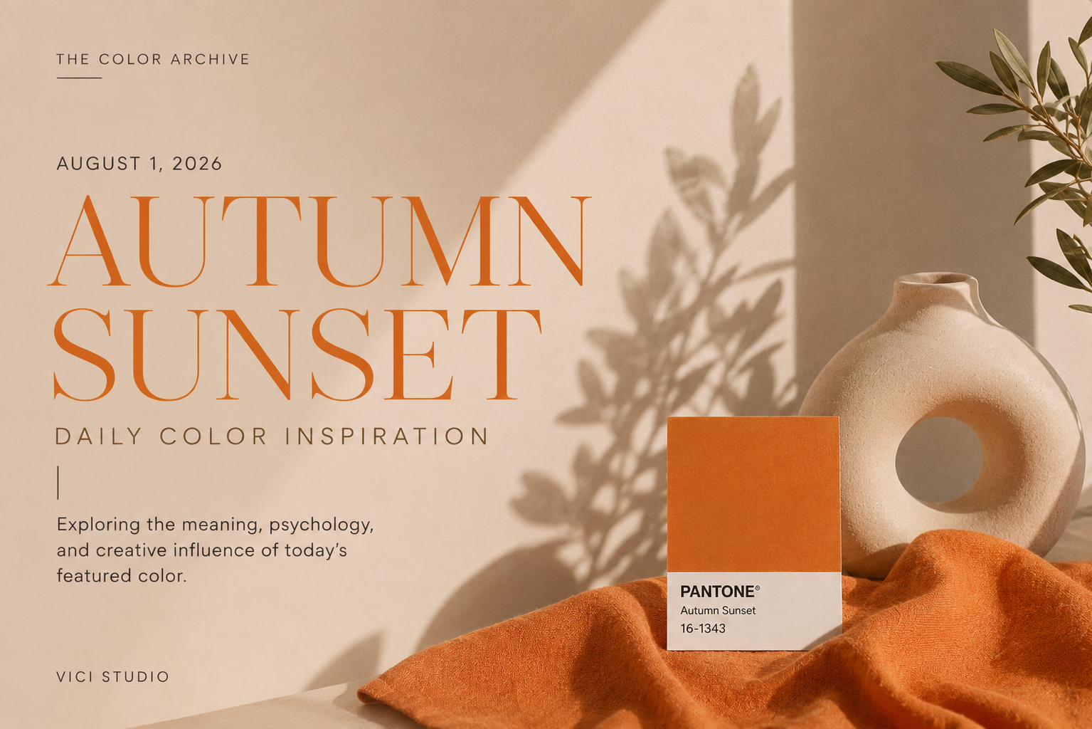 The Color Archive: August 1 — Autumn Sunset