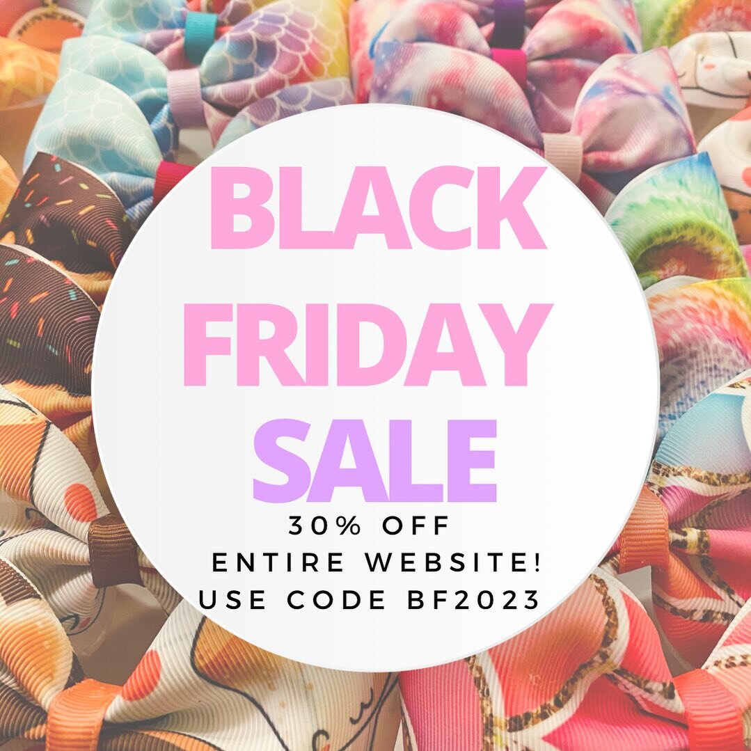 Ok! My sale starts tomorrow at 8pm-end of day Saturday 🌈 starts late so you guys have time to stuff your faces like me 🤣 use code BF2023 for 30% off your order! 🥰 happy shopping!