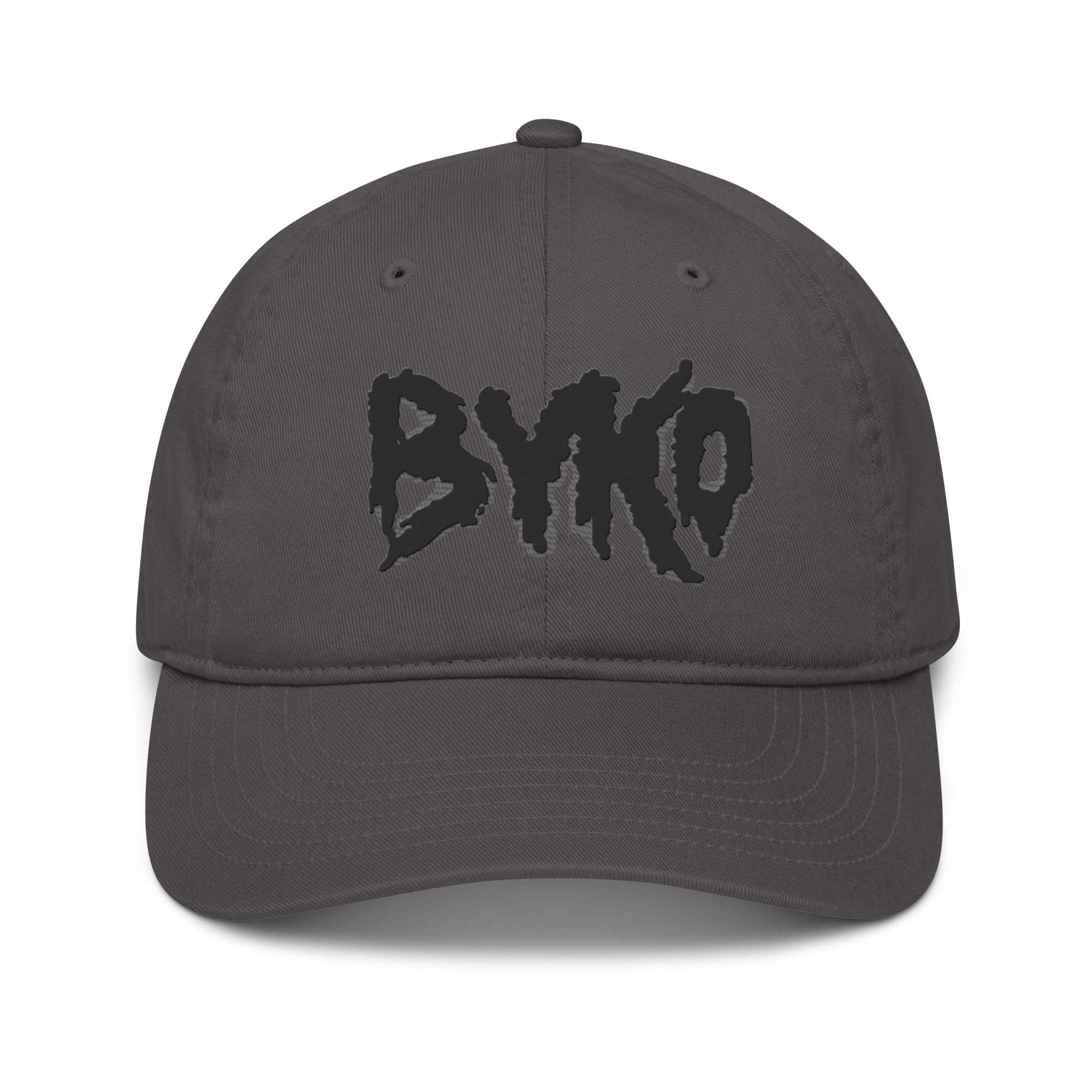 organic-baseball-cap-charcoal-front-686407eb5cd6e.png