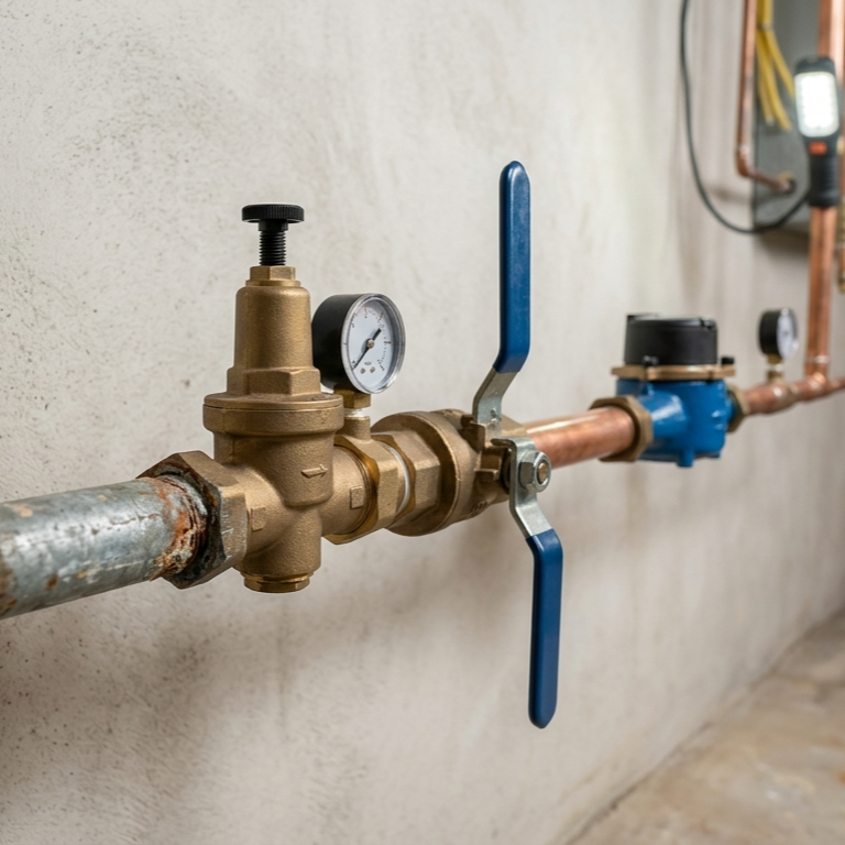 Low Water Pressure in the Whole House? What’s Behind It