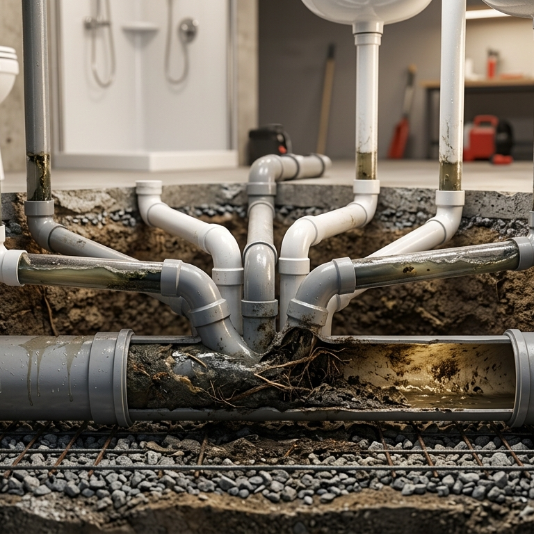 Why Multiple Drains Back Up at Once: The Main-Line Clue