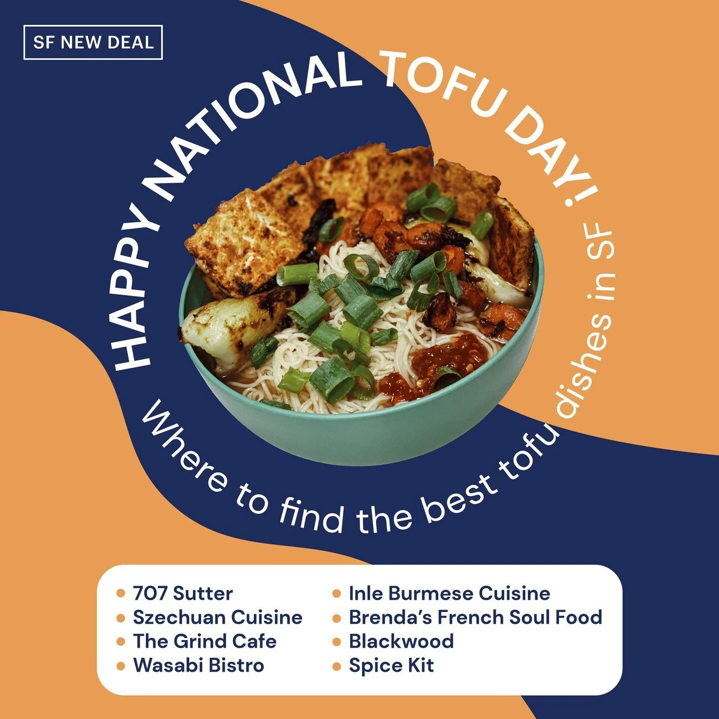 Tofu? More like Tofun! 🙌🥳⁠
⁠
A go-to protein source for vegans and vegetarians, tofu has come a long way since it was first recorded in China 2000 years ago. 🙀 Its subtle flavor and versatile texture - from silken to extra firm - make it the perfe