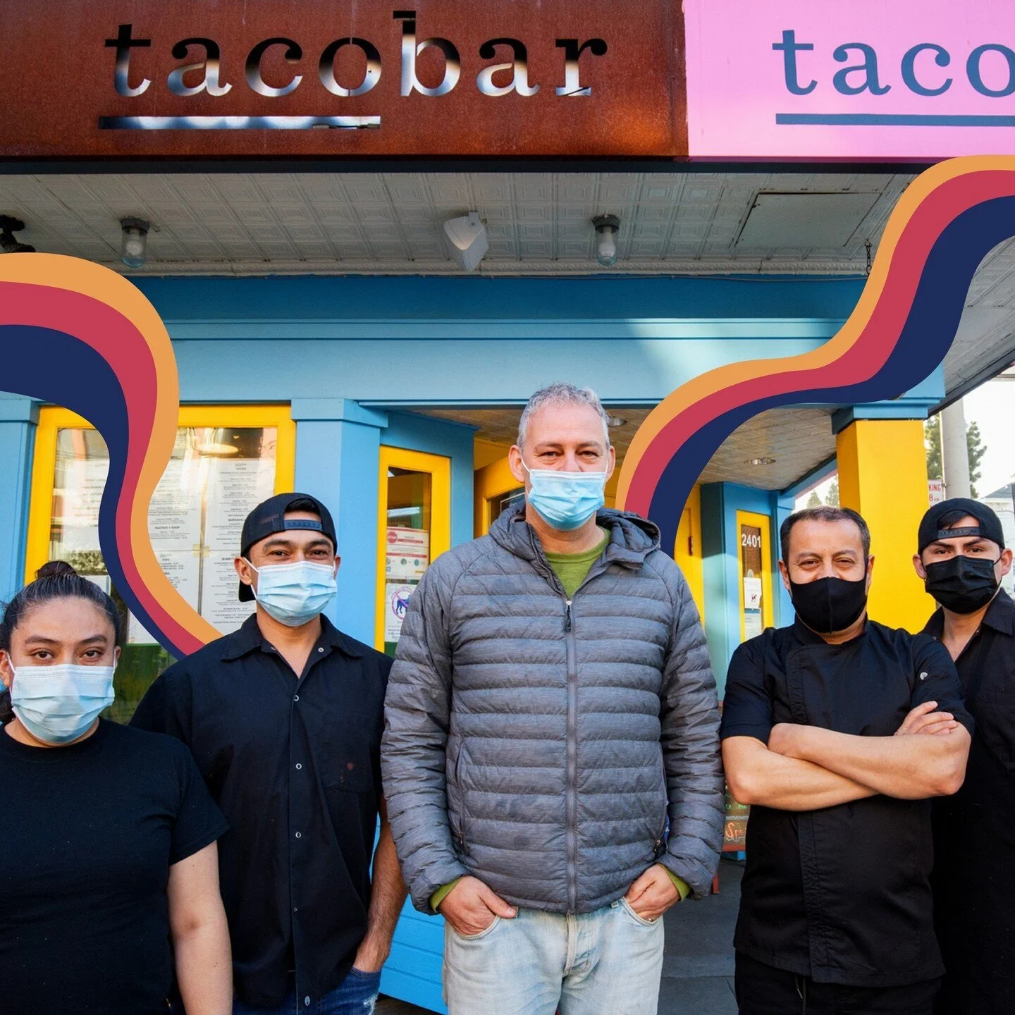 ❤️ "If our customers are happy, we are happy!" ❤️⁠
⁠
The team at @TacobarSF is passionate about serving delicious and mouth-watering Mexican food in the Fillmore district. 😋⁠
⁠
When Tacobar opened its doors in April 2020, their goal was to