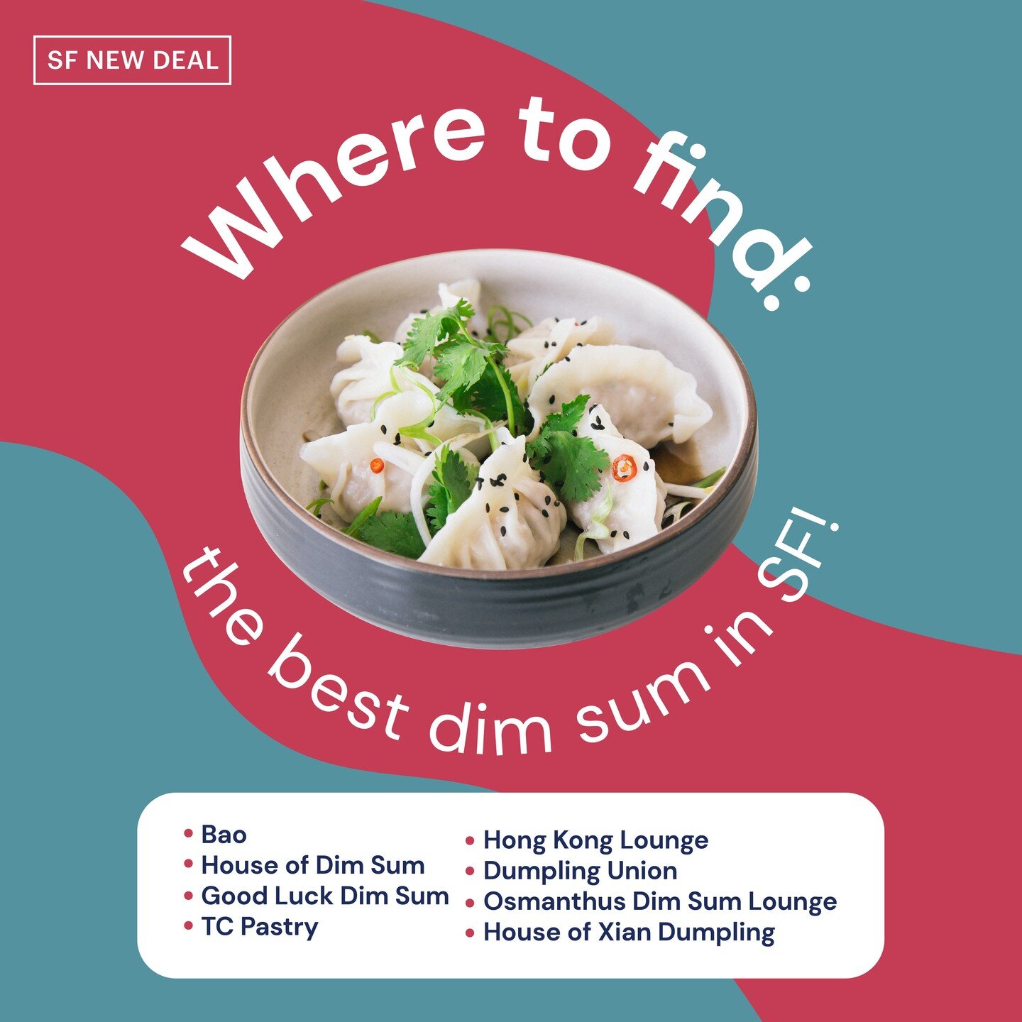 However small or BIG your appetite may be, dim sum has something for everyone! 😋

Dim sum is best shared with friends and family due to its small portion sizes and variety of dishes. 🙌 Remember to never skip dessert because egg tarts are a must-try