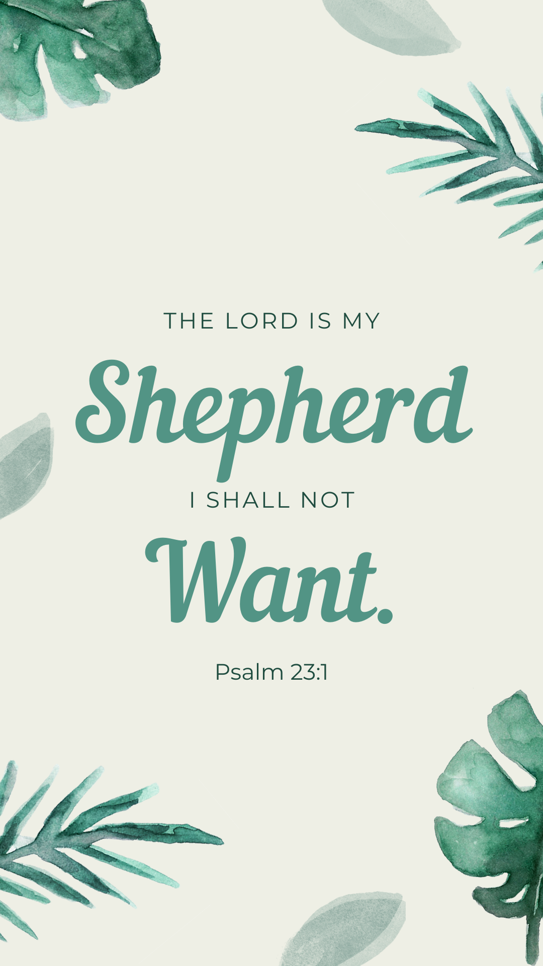 Psalm 23:1 KJV Mobile Wallpapers | Psalm 23:1 HD-Wallpapers