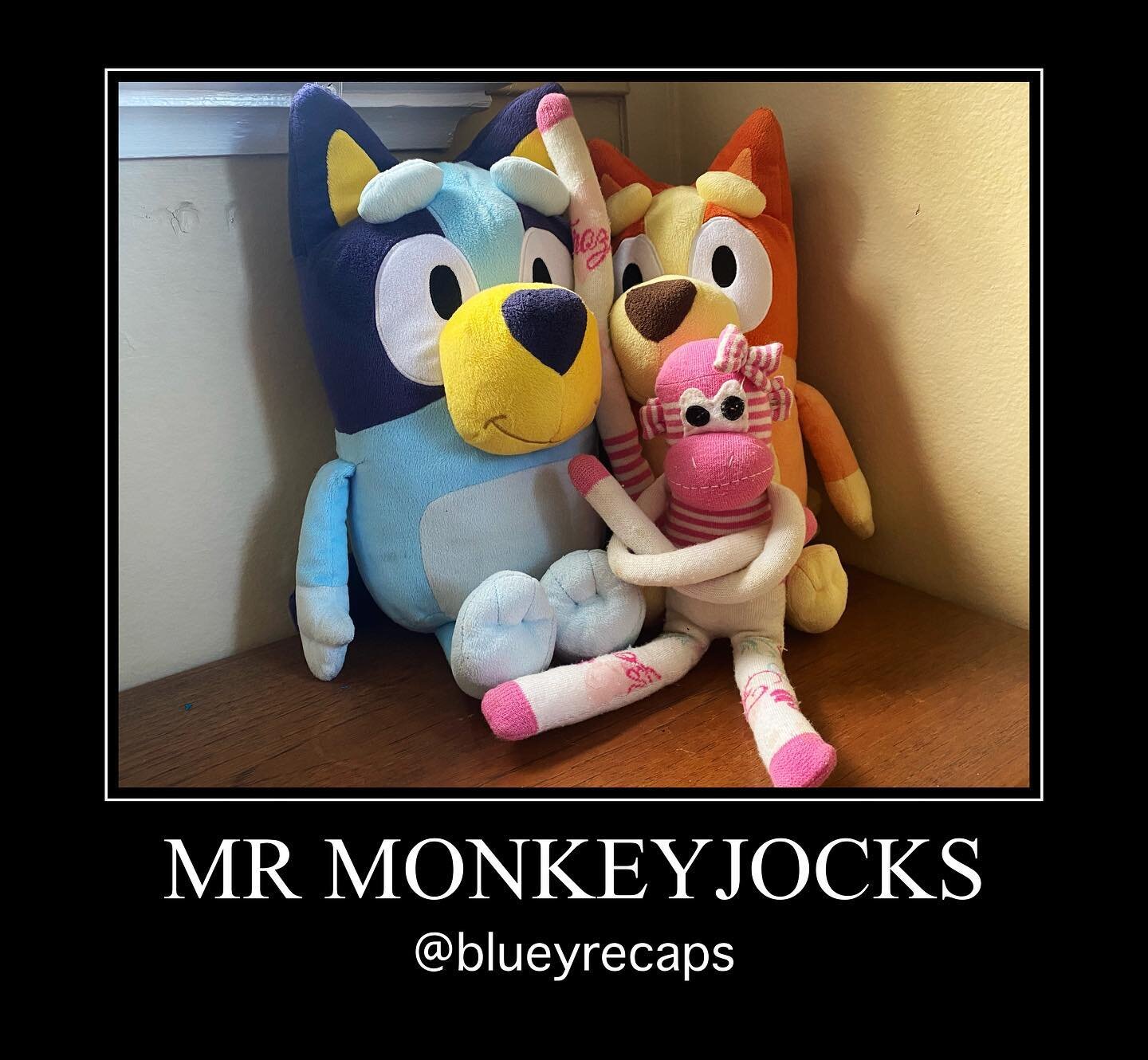 Bluey Recap: Mr Monkeyjocks (#2.31)
#bestbits: accurate depiction of every parent in the lead up to Christmas
#lifelesson: never trust a monkey in jocks, when you get everything you want, nothing feels special
.
Bluey is in the messy playroom circlin