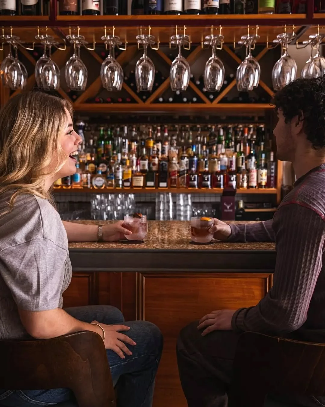 MADE FOR TWO: Love is patient, love is kind - and love is best celebrated with the clink of glasses and a delicious plate of food before you. Here are some of the best experiences to share with your other half on 14 February 💗 

🍸 Pull up a stool a