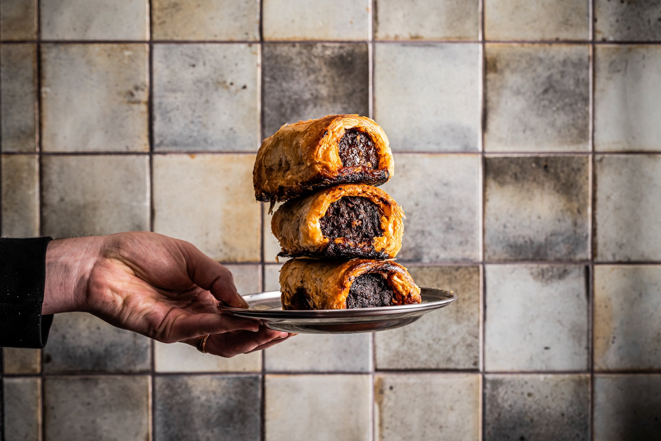 The Grumpy Baker sausage roll stack 2.jpg