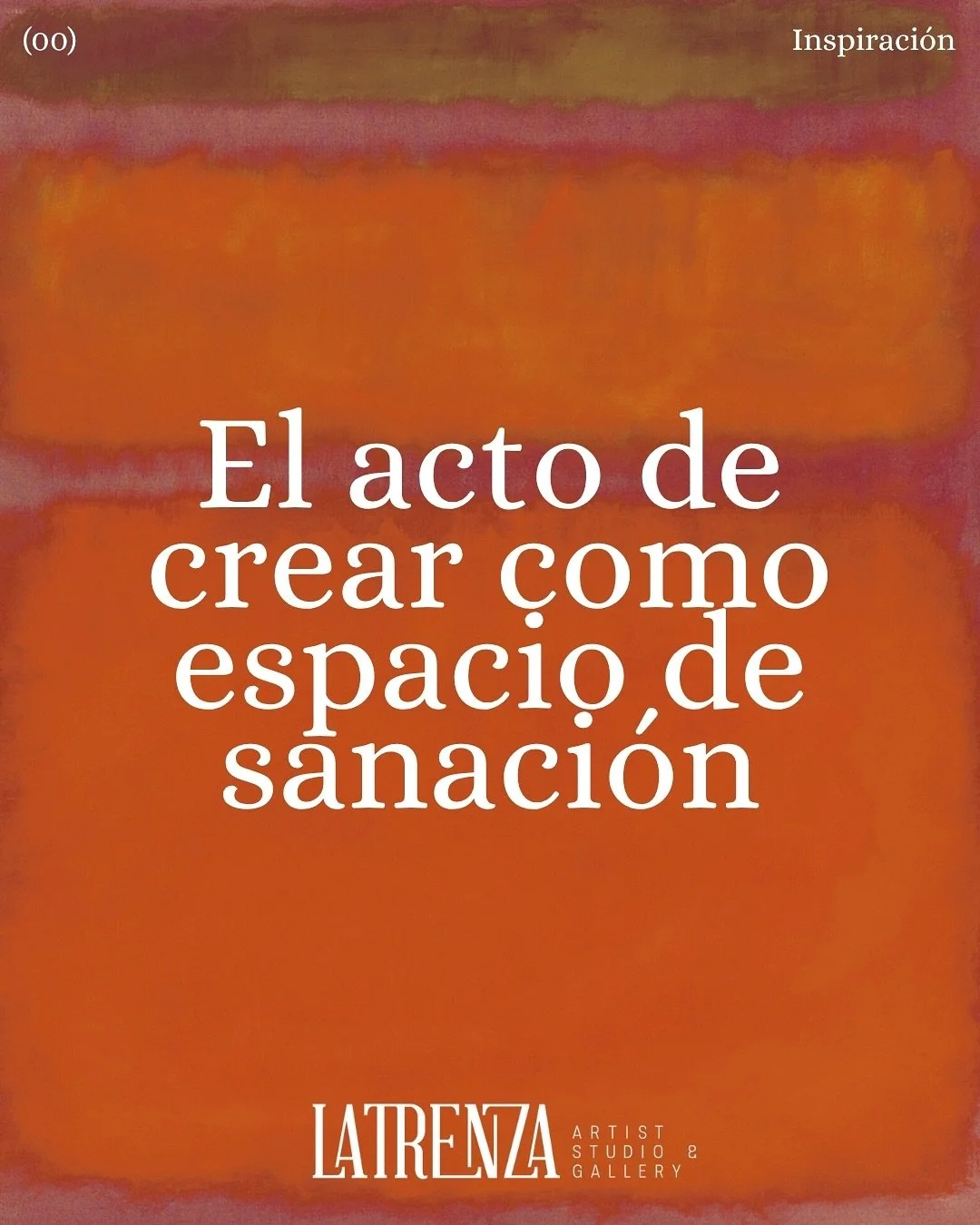 A lo largo del tiempo, el arte ha servido como refugio, como espacio de reparaci&oacute;n y reencuentro.
Crear se convierte en un acto sanador: una forma de devolver al cuerpo y al esp&iacute;ritu su equilibrio natural. El arte contiene una semilla q