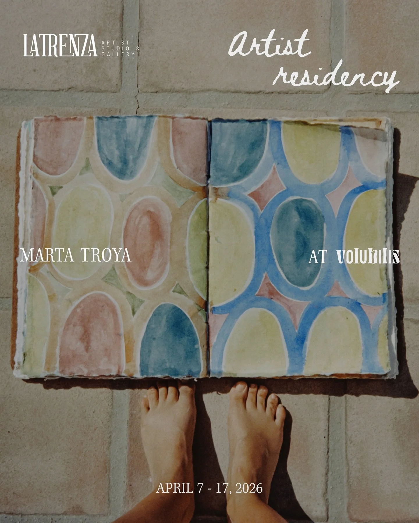 Happy to share that we&rsquo;ll be collaborating once again with Volubilis Marbella for an artist residency! 🌞

Gallery director and artist Marta Troya @martas.studio martas.studio will spend 10 days working from Volubilis, focusing on her own pract