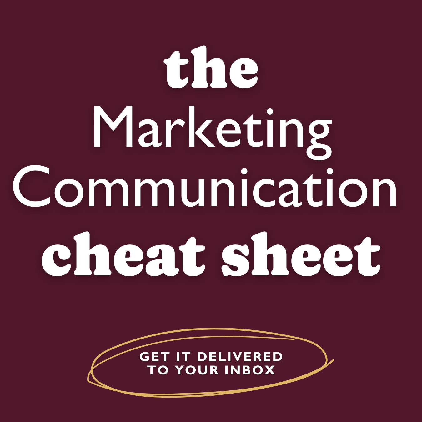 the Marketing Communication Tool Kit
