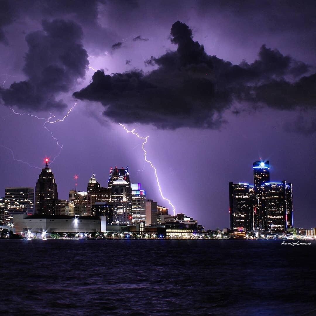 Riverside Lightning by Craig D.