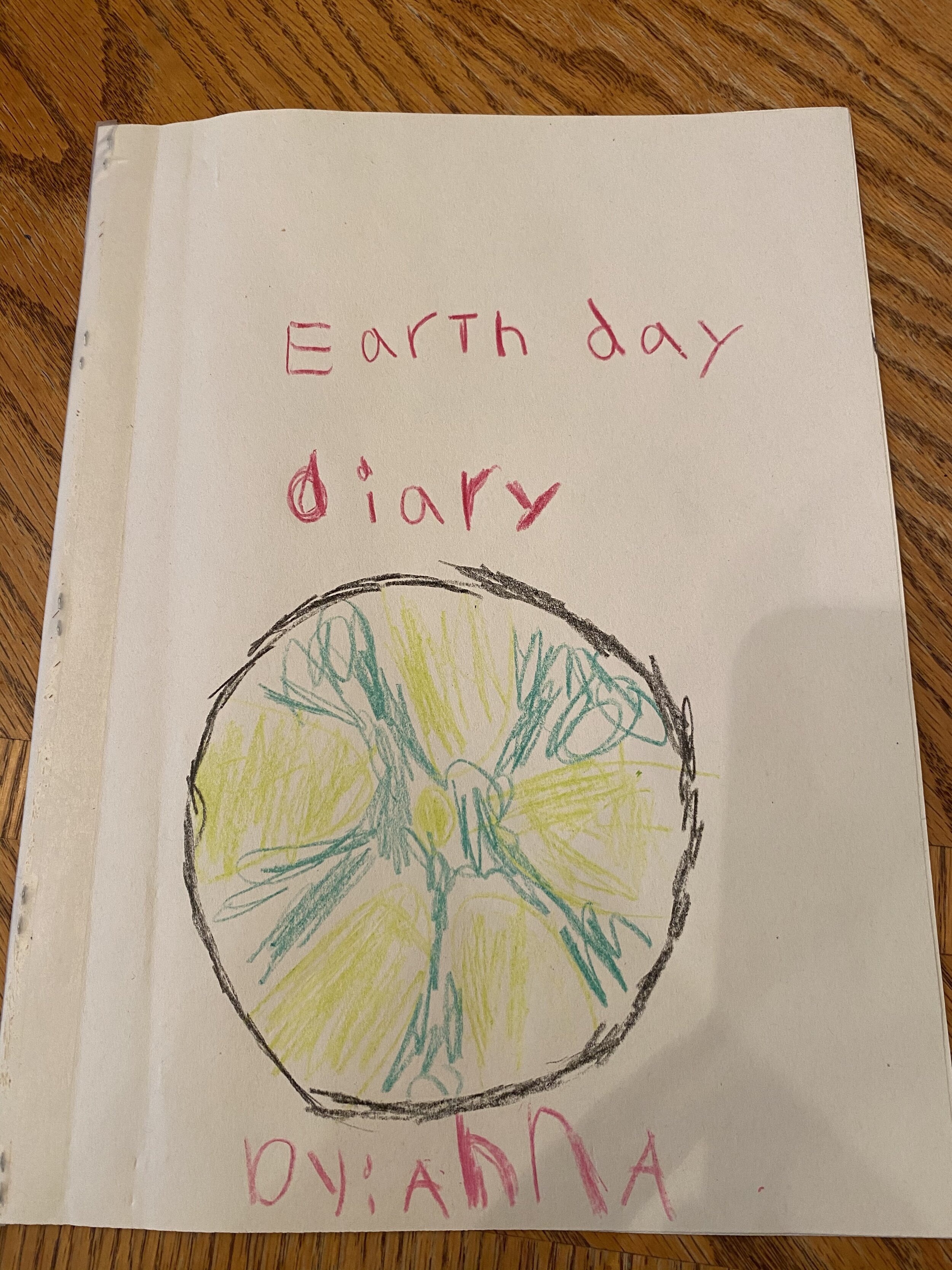 My Earth Day Diary by Anna B.