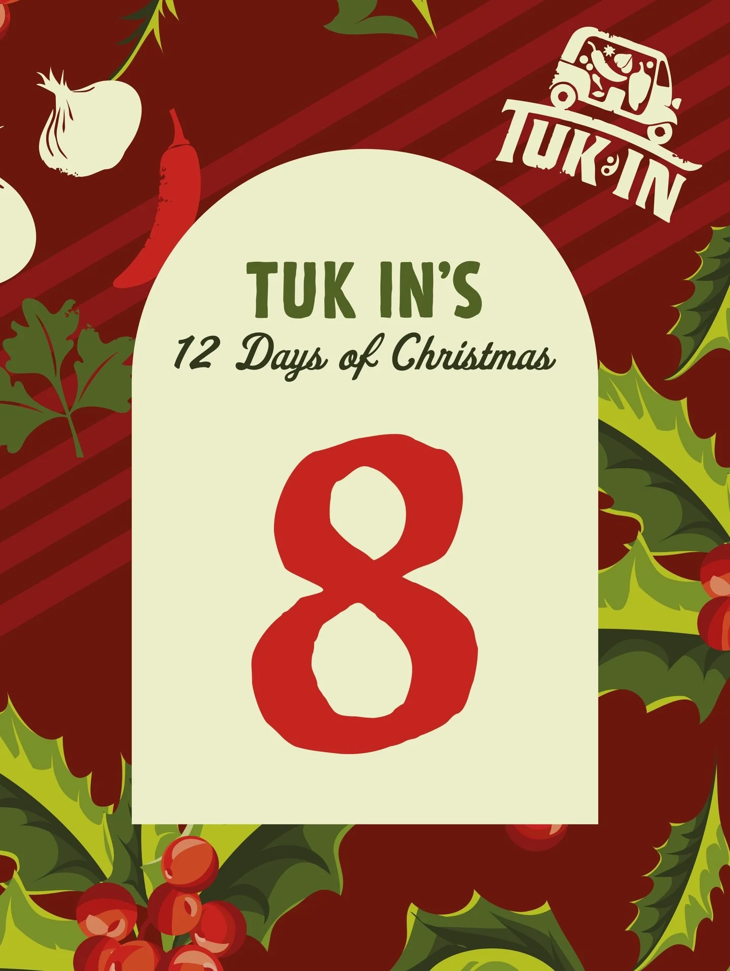 On the eighth day of Christmas, Tuk In is gifting one lucky winner a taste adventure! 🌶️🎄 Win a delicious selection box of Tuk In Curry in Naans delivered straight to your door! 😍 Tell us your favourite Christmas tradition in the comments to enter