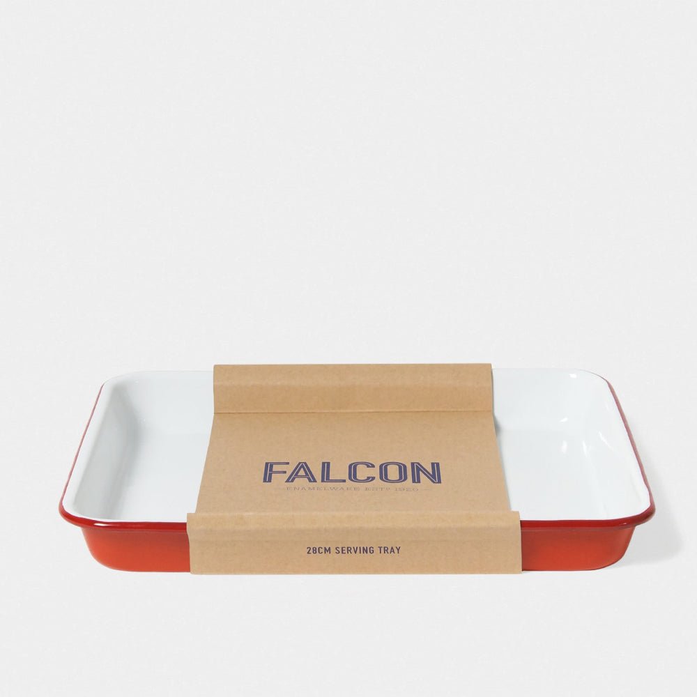 英國Falcon Enamelware 珐瑯長形餐盤 Serving Tray 28cm x 22cm