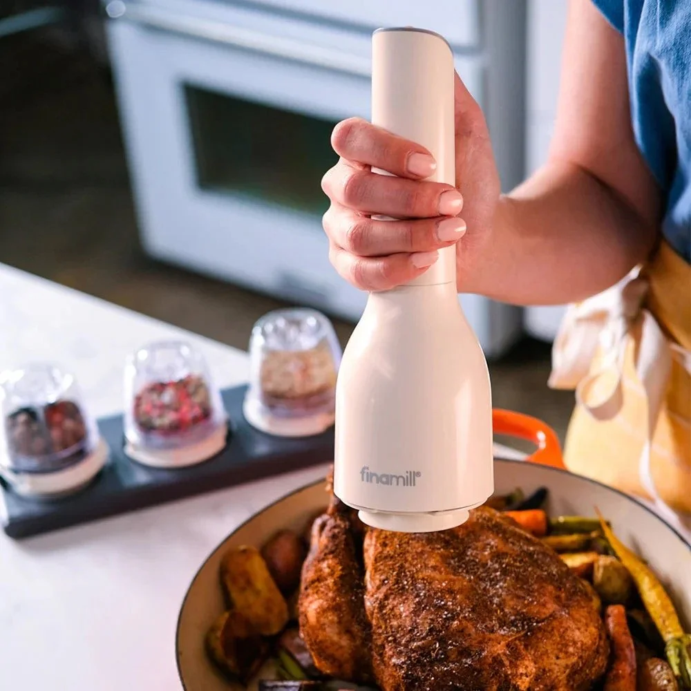 美國【FinaMill】電動香料研磨器套裝 USB Type-C充電款