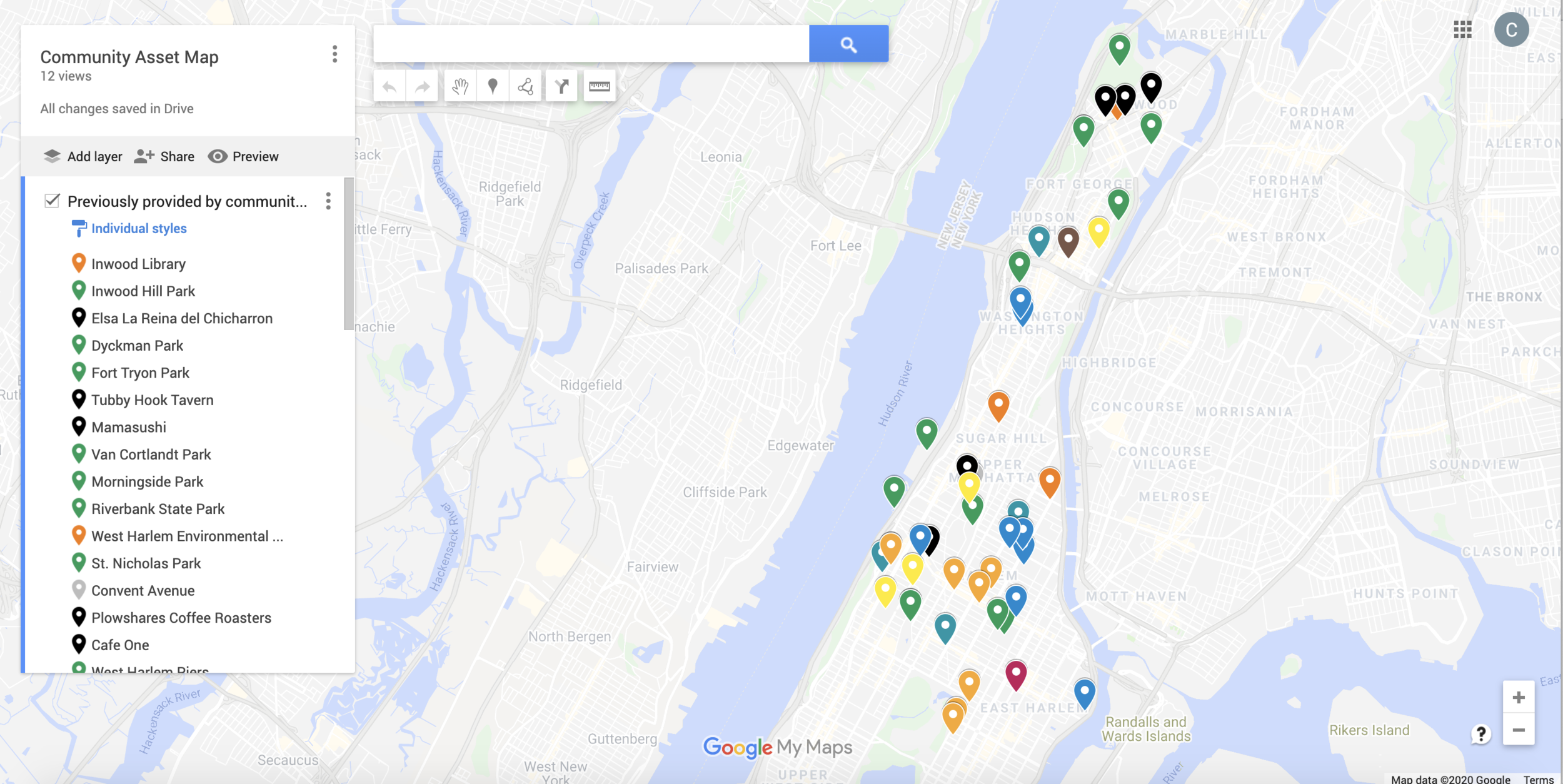 Community asset mapping (virtual)