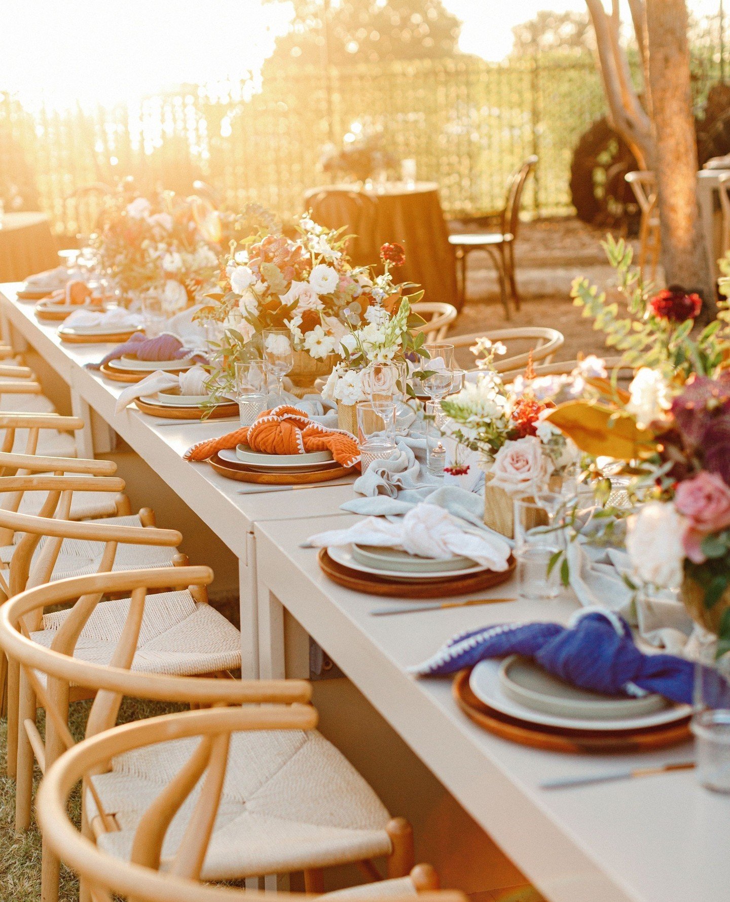 Golden Hour Reception Details. ⁠
⁠
#JosephWestPhotography ⁠
⁠
Planning and Design: @kiranandleigh⁠
Production, Design, Floral: @grodesigns⁠
Photography Partners: @melissafitzwest⁠
Videography: @cakewalkfilms⁠
Catering: @contigocatering⁠
Paper: @papel