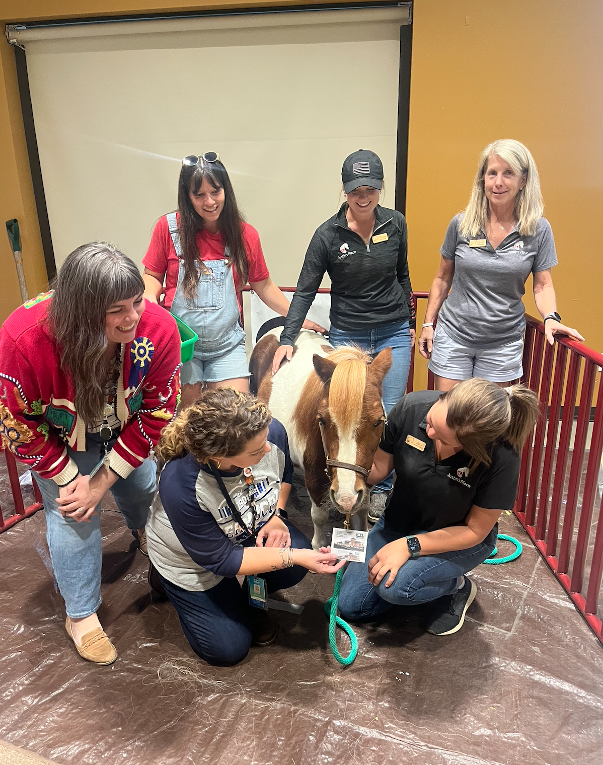 Justin’s Place Visits the Library