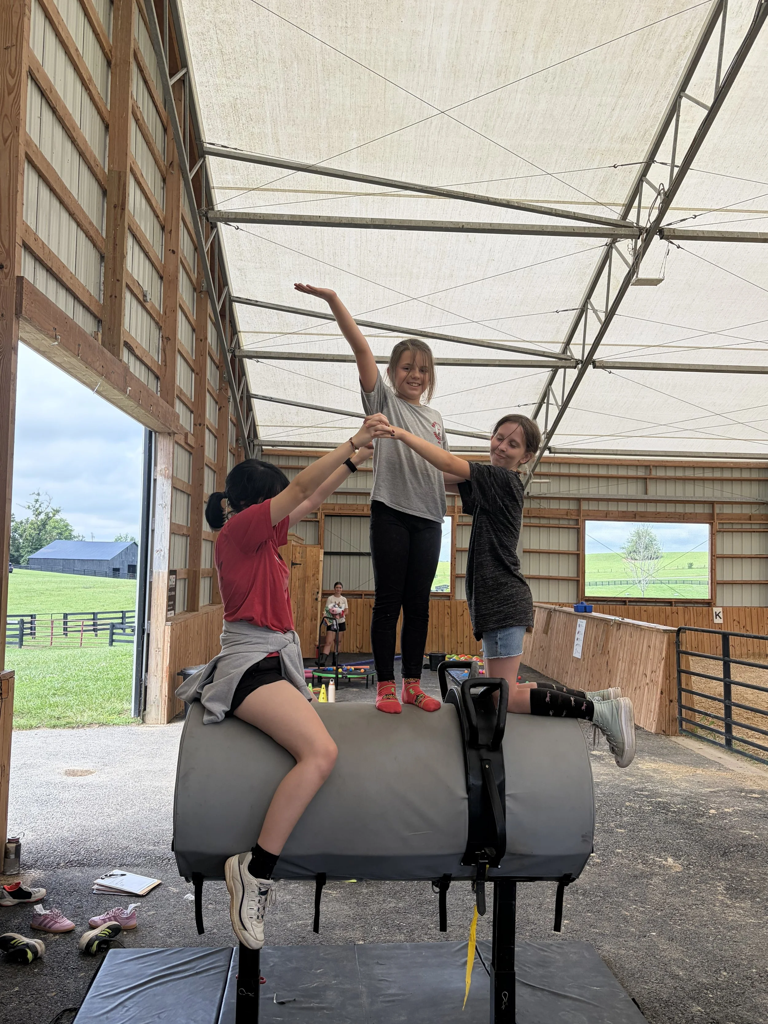 Soaring to New Heights at Justin's Place Vaulting Camp
