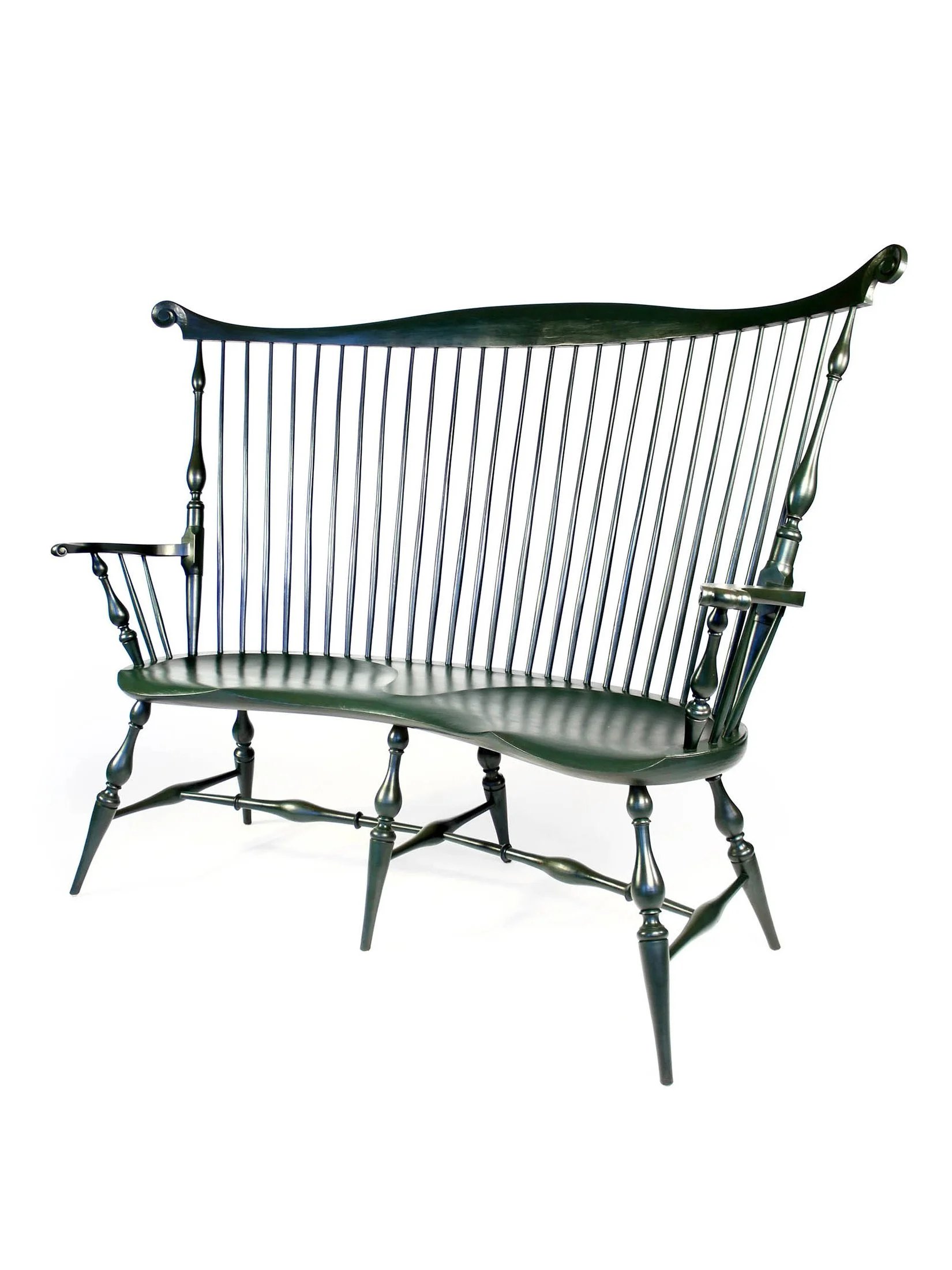 Comb Back Settee