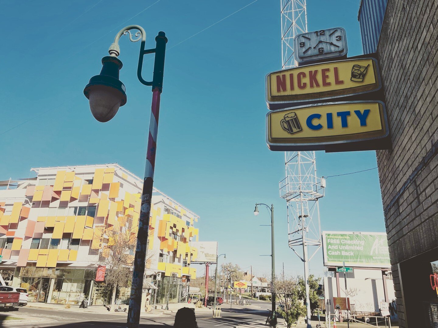 Nickel City, or what used to be called the Longbranch Inn, was a club that had a cult following by predominantly African American patrons for many years until around the late 2000's.

It stands across the street from Victory Grill, a legend in its ow